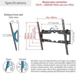 Barkan E310+.B 19"-65" Tilt patentirani TV zidni nosač | shoptok.hr