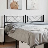  Metalno zamjensko uzglavlje crno 150 cm | shoptok.hr