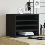  Organizator za pisalno mizo črn 36x26x29,5 cm inženirski les, (21413886) Cene