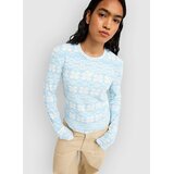 Roxy Snowflake Jam Long Sleeve T-Shirt cerulean chalet all day | Shoptok.si