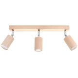 Nice Lamps Lesena stropna svetilka Ludwik, dolžina 45 cm Cene