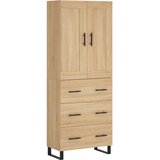  Visoka komoda hrasta sonome 69,5x34x180cm od konstruiranog drva | shoptok.hr