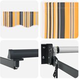  Povlačivi tende Šareni 300 x 250 cm Poliester i metal | shoptok.hr