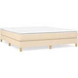  Okvir za krevet s oprugom krem 180 x 200 cm od tkanine | shoptok.hr