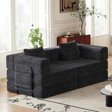Atelier Del Sofa Minimalist trosed na razvlačenje 190 cm, crna Cene