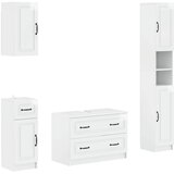  Set kupaonskih ormara od 4 dijela UTRECHT Bijela visokog sjaja | shoptok.hr