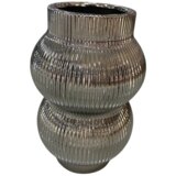  KERAMICKA VAZA 25CM SREBRO Cijene