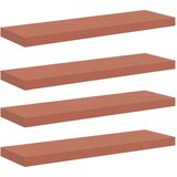  Polica na zidu 4 pcs Crvena 90 x 23 5 x 4 cm Konstruirano drvo | shoptok.hr