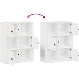 Polica za knjige bijela 60x24x76,5 cm izrađeno drvo | shoptok.hr