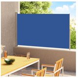  VIDAXL Zložljiva stranska tenda za teraso 180x300 cm modra | Shoptok.si