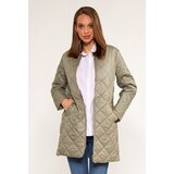 Monnari Woman's Coats Quilted Coat With Stand-Up Collar Cene