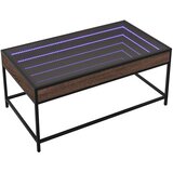 Stolić s beskonačnim LED svjetlima boja hrasta 90x50x41 cm | shoptok.hr
