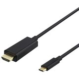 Deltaco Kabel USB-C na HDMI 4K UHD, Pozlaćen, 1m, Crni | shoptok.hr