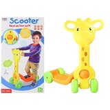 Lean_Toys Štirikolesni skiro  za najmlajše otroke žirafa Cene