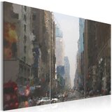  Slika - Rainy city behind the glass 120x80 Cijene