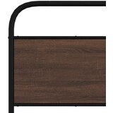 vidaXL Posteljni okvir brez vzmetnice 80x200 cm rjav hrast inž. les | Shoptok.si