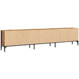  ormarić s ladicom boja drva 200x25x44 cm konstruirano drvo | shoptok.hr