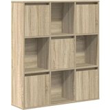 vidaXL Knjižna omara sonoma hrast 89x24x101,5 cm inženirski les | Shoptok.si