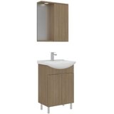 Hanah home Kupatilski ormarić sa umivaonikom i ogledalom (2 komada) Purus 55 435 | Eponuda.com