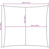  Jedro protiv sunca od tkanine Oxford pravokutno 2,5 x 3 m crno | shoptok.hr