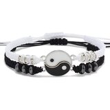 Narukvice VO-33514 Yin Yang - Crna / Bijela KP33514 | Shoptok.si