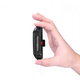 ROCKBROS stražnje svjetlo za bicikl A54BK + micro USB &amp;ndash; USB-A kabel &amp;ndash; crno Slike