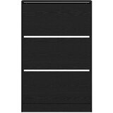  Ormar za cipele Crni hrast 80 x 21 x 125,5 cm Konstruirano drvo | shoptok.hr