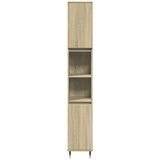  3-dijelni set kupaonskog namještaja boja hrasta sonome drveni | shoptok.hr