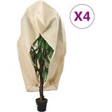 Navlake za biljke od flisa s patentom 4 kom 70 g/m² 2,36x2 m | shoptok.hr