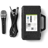 Nedis MPWD50CBK karaoke mikrofon, 6.35mm -72dB+, sensitivity, 50Hz-15kHz, 5.0m + kofer | ePonuda.com