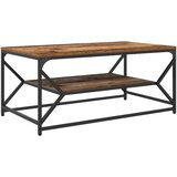  Kavna miza s policami Star les 90x50x40 cm - Inženirski les, (22008694) | Shoptok.si