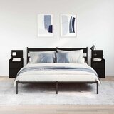  Noćni ormarići s 2 ladice 2 kom crni 38x34x80 cm | shoptok.hr