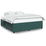 vidaXL Okvir za krevet tamnozeleni 200x200 cm baršunasti | shoptok.hr