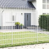  Vrtna Ograda 6 pcs Bijelo 170 x 225 cm Čelik s prahom premazan | shoptok.hr