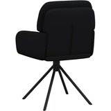  Okretne blagovaonske stolice 4 pcs Umjetna koža Crna | Eponuda.com