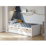 Marckeric bela/v naravni barvi otroška postelja s prostorom za shranjevanje 90x190 cm valka – | Shoptok.si