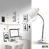 Aigostar Stona lampa sa stezaljkom 1xE27/11W/230V bela/hrom | Eponuda.com