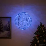 Božićni vrh svjetla 750 LED lampica Plava Promjer 50 x 52 cm