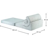 Wigiwama Mentol zelena dječja fotelja od samta Flipster – | shoptok.hr