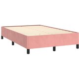  box spring s madracem LED ružičasti 120x190cm baršunasti | shoptok.hr