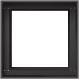  Vrtna saksija Crna 40 x 40 x 60 cm Čelična vrata | shoptok.hr