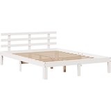  s regalom z knjige bez madraca bijeli 140x190cm borovina | shoptok.hr