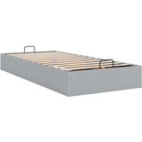 vidaXL Otomanski posteljni okvir brez vzmetnice siv 80x200 cm blago | Shoptok.si