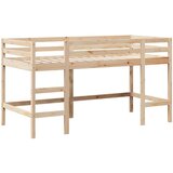vidaXL Krevet na kat s ljestvama i krovom 90x190 cm od borovine | shoptok.hr