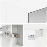  Kupaonski ormar s ogledalom s policom Bijelo 50 x 14 5 x 70 cm | shoptok.hr