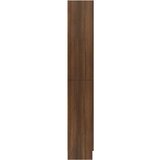 Vitrina boja smeđeg hrasta 82 5x30 5x185 5 cm konstruirano drvo | shoptok.hr