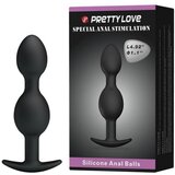 Pretty Love 2019 Silicone Anal Balls 4.92 Inch Black Cijene