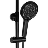Rea Tuš set s termostatom Savio Black | shoptok.hr