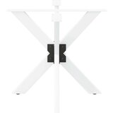 vidaXL Noge blagovaonskog stola u obliku pauka bijele 85x85x(72-73) cm čelik | shoptok.hr
