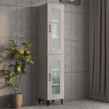 Viseći Viseča stenska omarica betonsko siva 34,5x34x90 cm, (20654084) | Shoptok.si